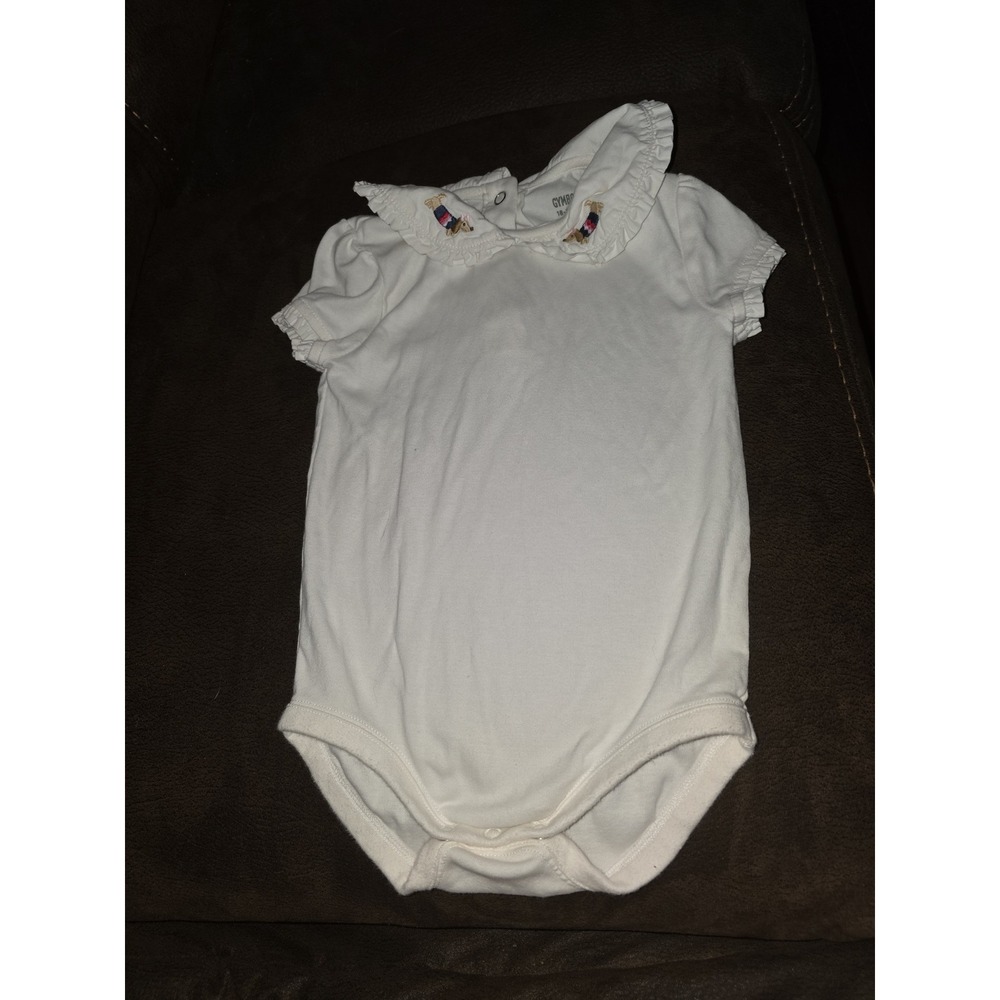 Gymboree puppy school collared one piece bodysuit dog size 18 24 months